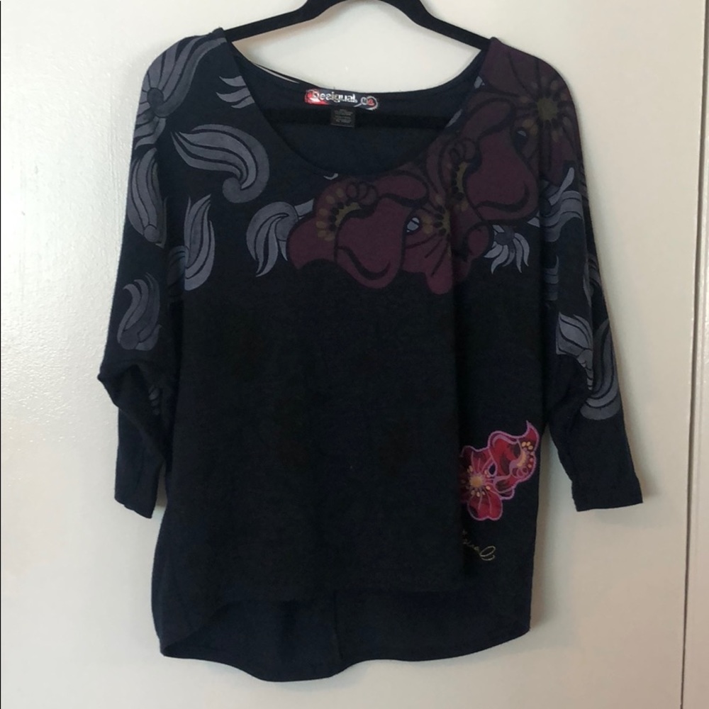 Desigual Blouse - Navy Blue, Beautiful detail